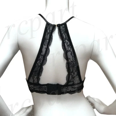 Nuevo Sujetador Bralette Mujer Encaje Espalda Corredora Negro Regalo Íntimo Lencería S M L XL Foto 1 de 4