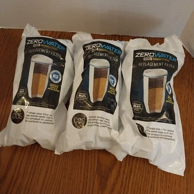 Zero Water ZR-006 Replacement Filter (3 pack) 5 Stage Filter New - Image 1 of 4