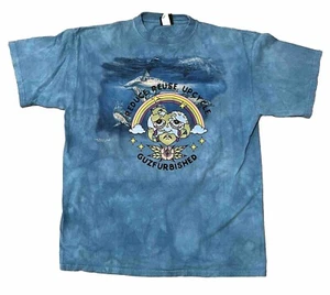 T-Shirt GuzFurbished Blastover Logo flüssigblau Delfine Y2K 2002 Größe XL 1von1 - Bild 1 von 7
