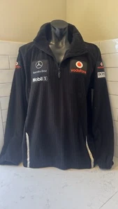 Vodafone McLaren Mercedes Formula One 1 F1 Fleece Zip Pullover Jacket size 2XL - Picture 1 of 2