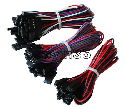 70cm 2/3/4Pin Cable Set Female-Female Jumper Wire For Arduino 3D Printer Reprap • 2.82£