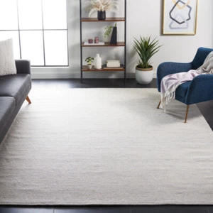 SAFAVIEH Marbella MRB312A Handmade Silver / Ivory Rug - Picture 1 of 25