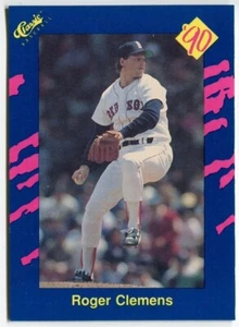 1990 Classic Blue #51 Roger Clemens Boston Red Sox - Picture 1 of 2