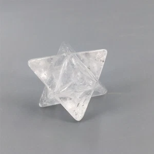 Cuarzo Transparente Merkaba Star 1 pulgada Cristal Terapia International Healing GemStone - Imagen 1 de 5