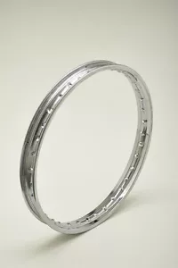 CERCHIO IN ACCIAIO CROMATO CHROME STEEL WHEEL RIM 1,60 X 18 36 FORI - Picture 1 of 2