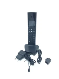Philips DECT Telefon M3551B/38 Linea V - Schnurlos mit AB, 50 Namen, Schwarz - Zdjęcie 1 z 6