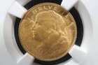 NobleSpirit No Reserve GOLD 1913 B Switzerland 10 Franc NGC Ms64