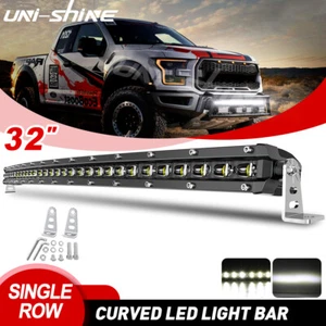 Barra de luz LED curva delgada 32" punto todoterreno SUV UTE para camioneta Toyota Ford F-150 - Imagen 1 de 13