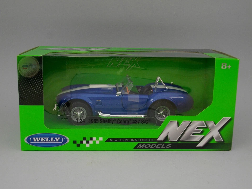 Shelby Cobra 427 S/C (1965) - Welly 1:24 - WE24002BL - Immagine 1 di 1