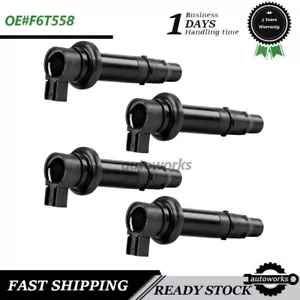 4PCS Ignition Coils For Yamaha 2003-2007 YZF-R6 2002-2006 YZF-R1 2006-2014 FZ1 - Bild 1 von 16