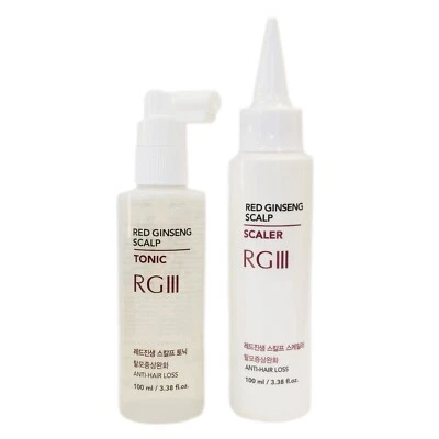 RGIII Red Ginseng Scalp Scaler 100ml+Tonic 100ml/Hair Loss/Dead Cells Remove - Image 1 of 4