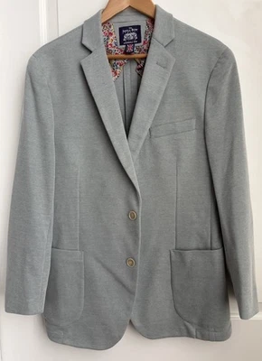 The Savile Row Gantona Sport Coat Mens 44R Single Breasted Notch READ - Image 1 of 4