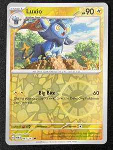 Juego de cartas coleccionables Pokémon SV06: Twilight Masquerade #067/167 Luxio Reverse Holo - Imagen 1 de 2