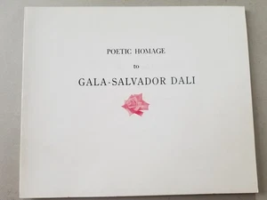 Poetic Homage to Gala - Salvador Dali Softcover book. 1973 Rare! - Imagen 1 de 4