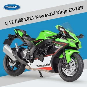 Welly 1:12 Kawasaki 2021 Ninja Zx-10r Motorcycle Bike Model New With Box - Picture 1 of 10