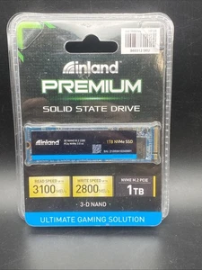 Unità a stato solido SSD Inland Premium 1TB M.2 2880 NVMe | Nuova, spedizione veloce! - Foto 1 di 3