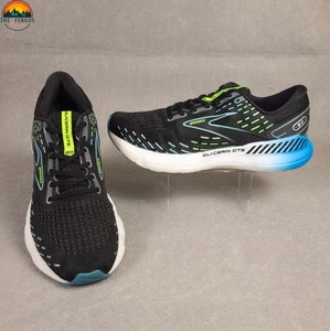 Brooks Glycerin GTS 20 Athletic Shoes Black Low Top Lace-up Running Men's Sz 11 - Picture 1 of 13