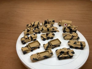 Matchbox Moko Lesney Army Job Lot of 14 vehicles - repainted extremely well - Picture 1 of 7