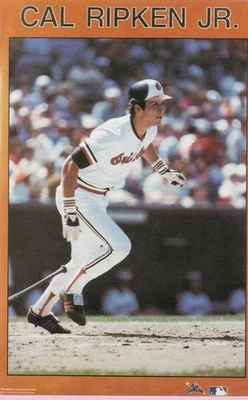 Cal Ripken Jr. Baltimore Orioles 1980s Starline Poster Full Size MLB Baseball - Image 1 of 4