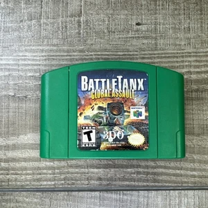 Battletanx Global Assault Nintendo 64 N64 Authentic Tested Working - Picture 1 of 4