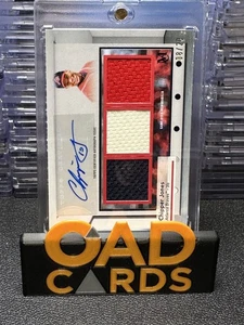 2024 Topps Museum Chipper Jones #SWTRA-CJO Signature Swatch Triple Relic 8/20 - Picture 1 of 2