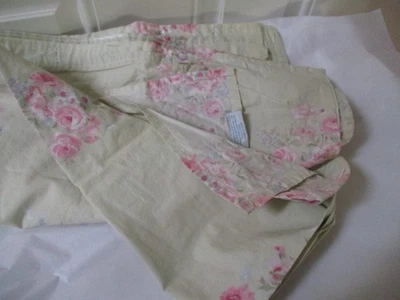 ASHWELL SIMPLEMENTE SHABBY CHIC RUBOR BELLEZA ROSAS ROSAS FLORAL CORTINA DE DUCHA USADA Foto 1 de 4