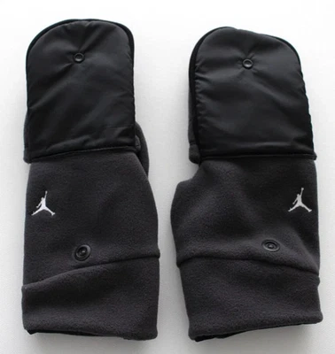 Nike Jordan Fleece Gloves/Mitts 2.0 Men's Large Anthracite/Black/White - image 1 of 4