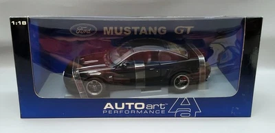 2001 Black Ford Mustang Bullit Edition 1:18 Scale Diecast By AUTOart #72852 - Image 1 of 4