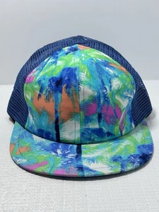 George Trucker Hats Tropical Palm Tree Child Hat Size 2-3 Years USA Colorful - Picture 1 of 13