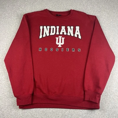 Sudadera De Colección Indiana Hoosiers Para Hombres XL Roja NCAA Bordada Coliseo Foto 1 de 4
