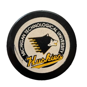 Michigan Tech Huskies Souvenir Hockey Puck NCAA College University Images - Picture 1 of 5