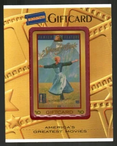 BLOCKBUSTER The Sound of Music ( 1998 ) Gift Card ( $0 NO VALUE ) - Picture 1 of 2