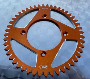 JMP Alu Kettenrad 48 Z, KTM 250, 350 Freeride, E-Bike, #520, orange, 4245-48-ORG - Bild 1 von 4