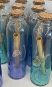 NEW Message in A Bottle Gift Decor- Romantic Real Paper Inside to Write a Note - Picture 1 of 4