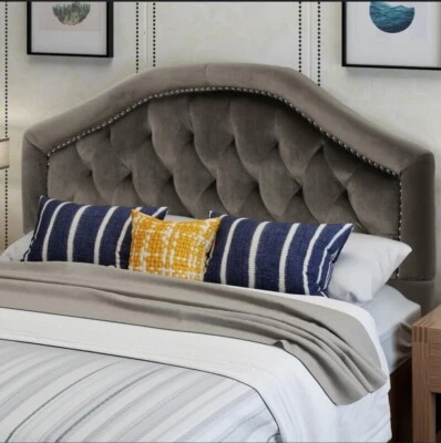 大号天鹅绒床头板 — 第 1/3 张图片