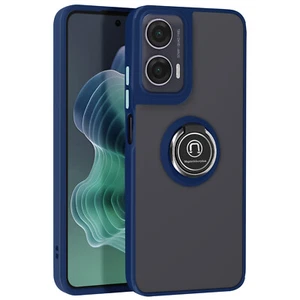 Avizar Case for Moto G35 Metal Ring Video Support, Dark Blue - Picture 1 of 5