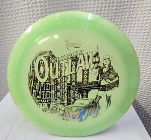 Legacy 1st run Pinnacle Outlaw Lime green rainbow foil stamp 174g - Picture 1 of 2