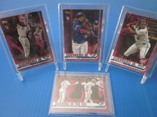 2019 Topps Update Vladimir Guerrero Jr.. Paralelo Rosa/50 Conjunto De Mestre (4) Royal Crown