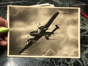 Postkarte Militär Luftwaffe Flugzeug Aeronautica Nicht Reiste 88 - Bild 1 von 2