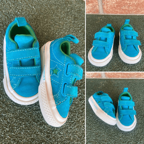 Bue Converse bambino One Star 2 V oceano hawaiano taglia 4