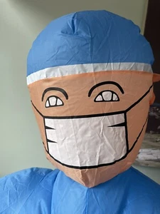 BODYSOCKS Adults Inflatable Surgeon Fancy Dress Costume Doctor Scary Mens Womens - Picture 1 of 4