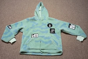 Jungles Damen blau Sherpa gestorben Patch Hoodie schwer zu finden! - Bild 1 von 7