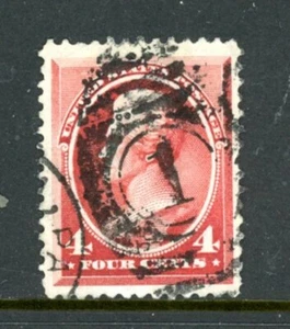US Scott # 215 - Used - CV=$25.00 - "1" Cancel (29a-C223) - Picture 1 of 1