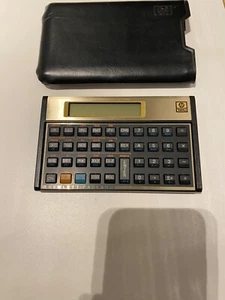 Calculatrice vintage HEWLETT-PACKARD HP 12C avec étui FONCTIONNE TRÈS BIEN ! - Photo 1/5