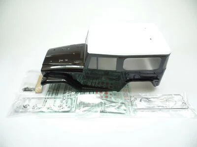 Tamiya 1:10 Body Set Toyota Land Cruiser 40 Black Painted + Decals TLC® - Imagen 1 de 2