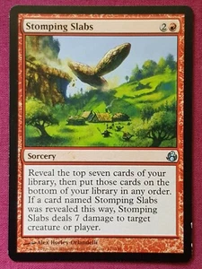 Magic The Gathering MORNINGTIDE STOMPING SLABS red card MTG - Bild 1 von 2