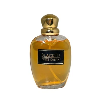 BLACK TIE  by OLEG CASSINI for WOMEN 90ml-3oz EDT Spray Vintage - Image 1 of 4