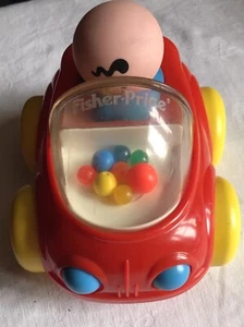 Fisher Price Rennwagen & Fahrer - Push Along knallender Motor - Bild 1 von 5