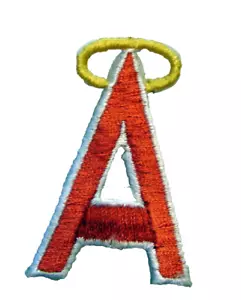 Vintage Anaheim Angels Iron On Embroidered Patch 2 1/2 inch Tall - Picture 1 of 1