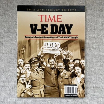Time V - E Day 60th Anniversary Tribute Book America's Greatest Generation WWll Foto 1 de 2